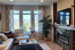 Custom Sheer Living room Drapery
