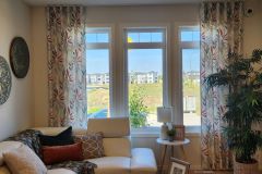 Custom Sheer Living room Drapery