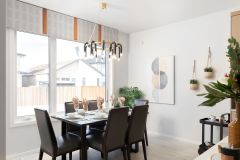Custom Cornice Box in Dining room 