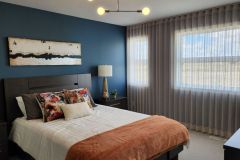 Custom Sheer Bedroom Drapery