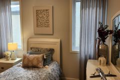 Custom Sheer Bedroom Drapery