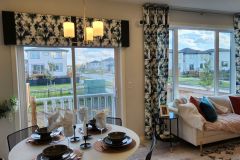 Custom Drapery and Cornice Box