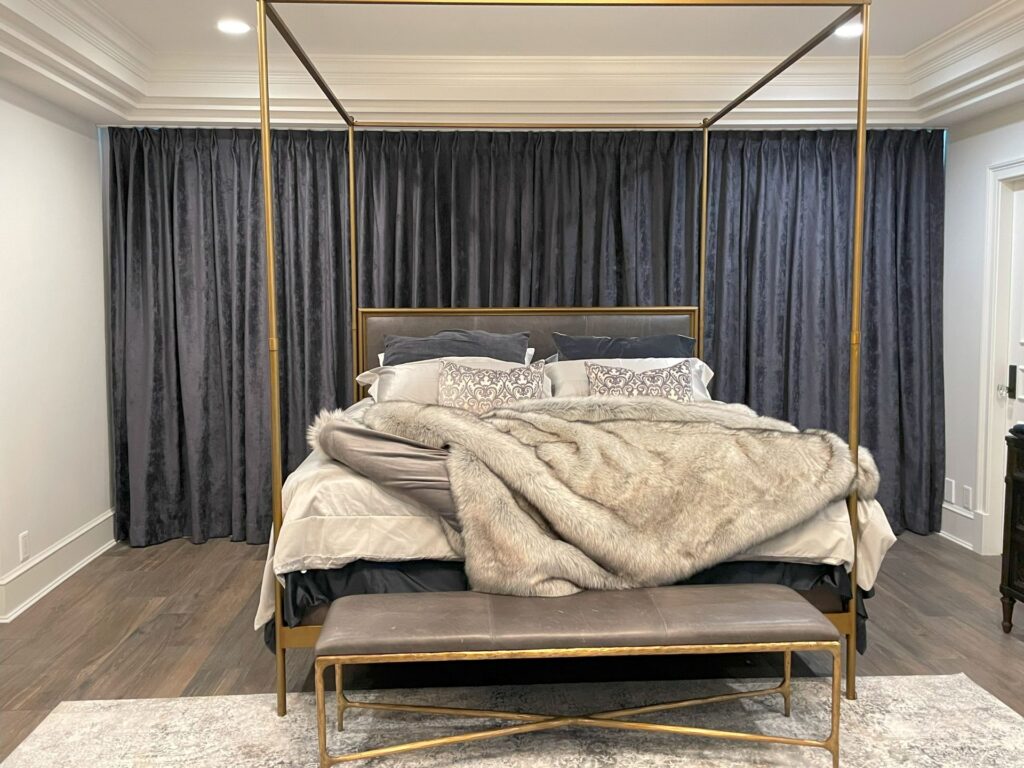 Drapery to create a focal point