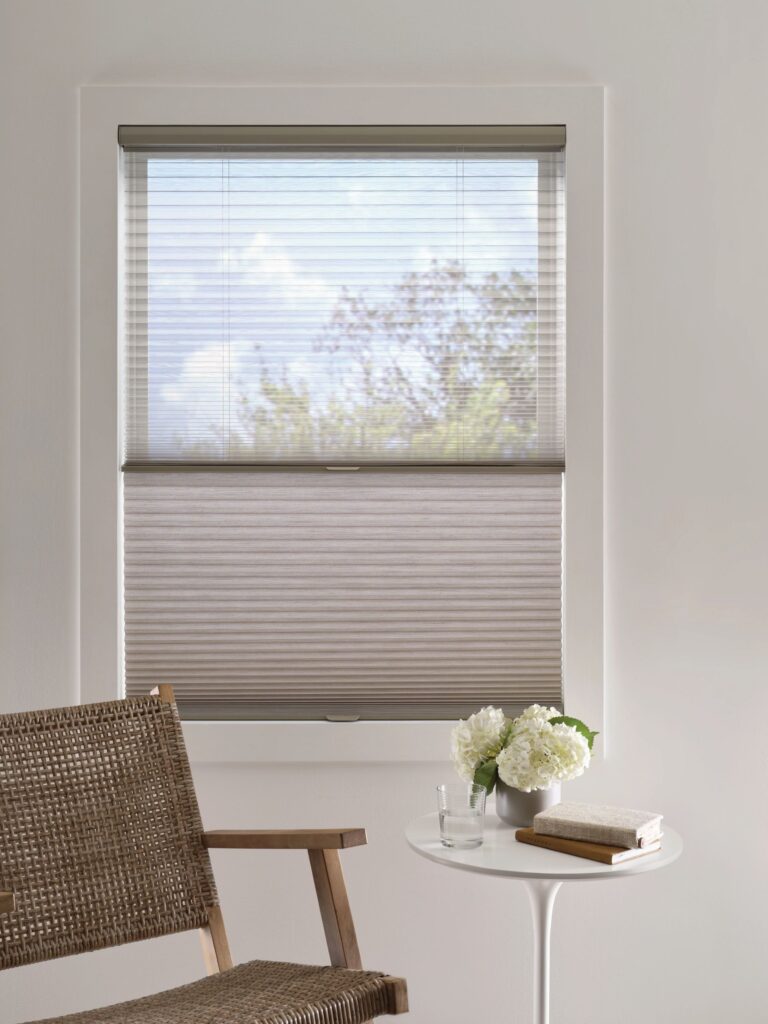 Daylighting with top down bottom up shades